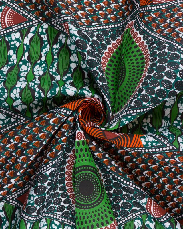 Polynesian Fabric NAHEITI Green - Tissushop